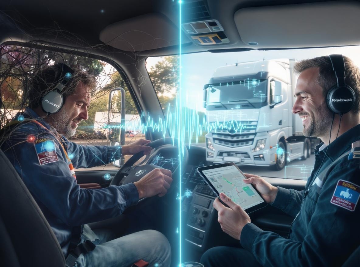 Förbättra lastbilsförarens retention med protrack GPS -spårningsteknik